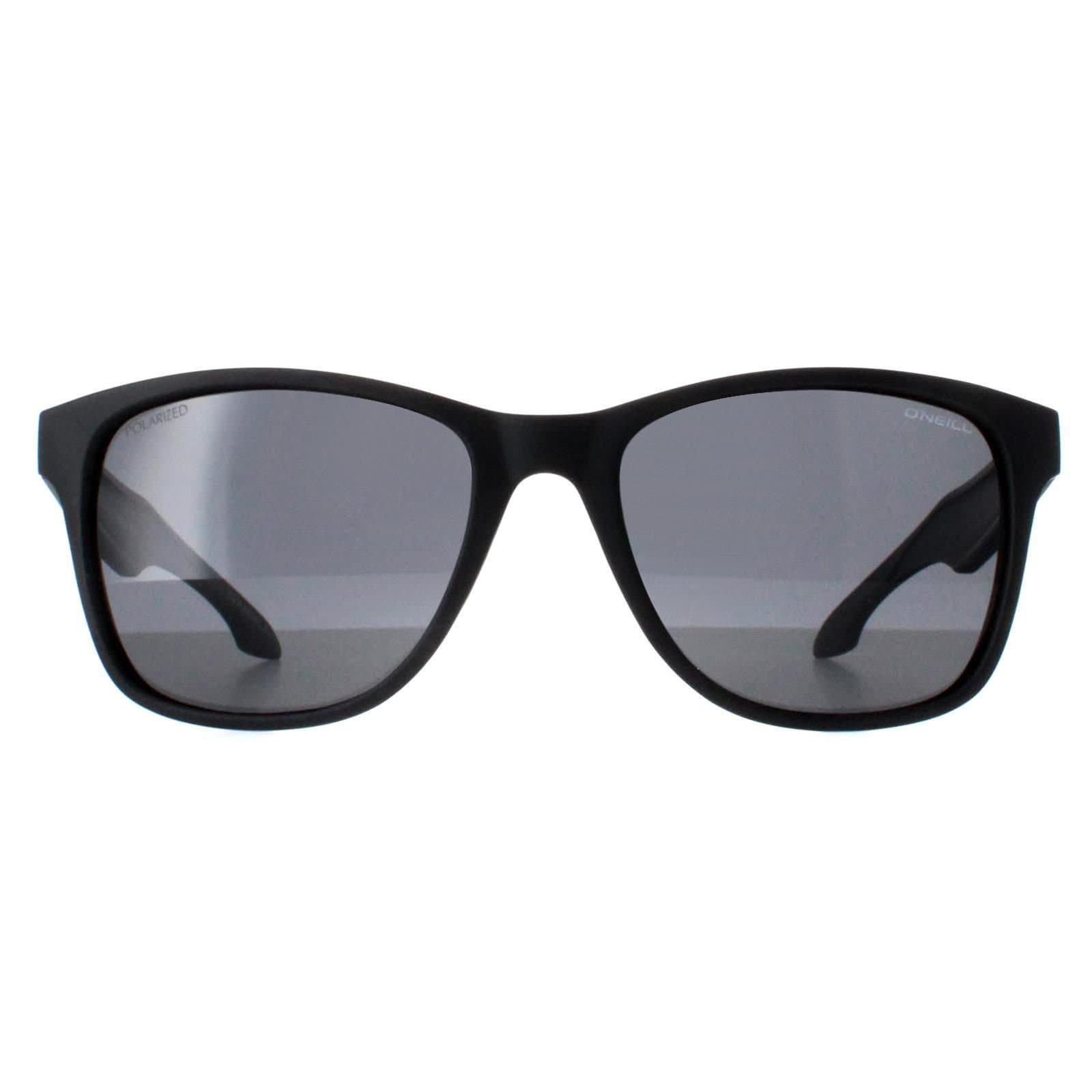 ONeill O'Neill Men's Square Matte Black Grey Polarized Shore