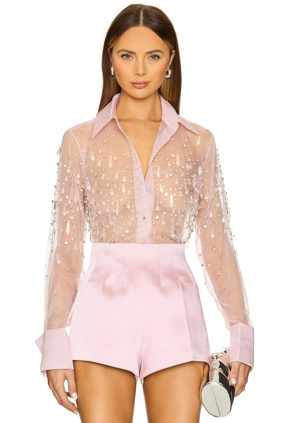 revolve Aubriella Embellished Shirt