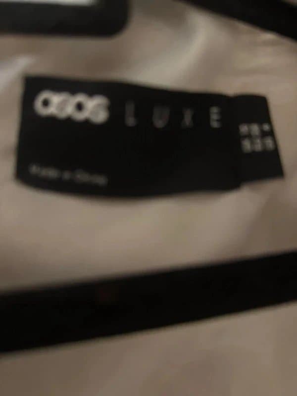 ASOS ASOS Luxe Peekaboo Mini Dress – Silver Jacquard – UK 10 – Never Worn