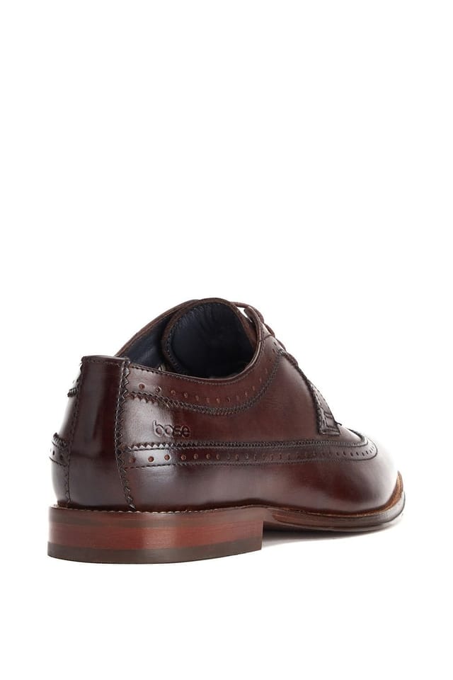 Base London Base London Men's Havisham Plain Toe Derby Shoe in Brown - 2