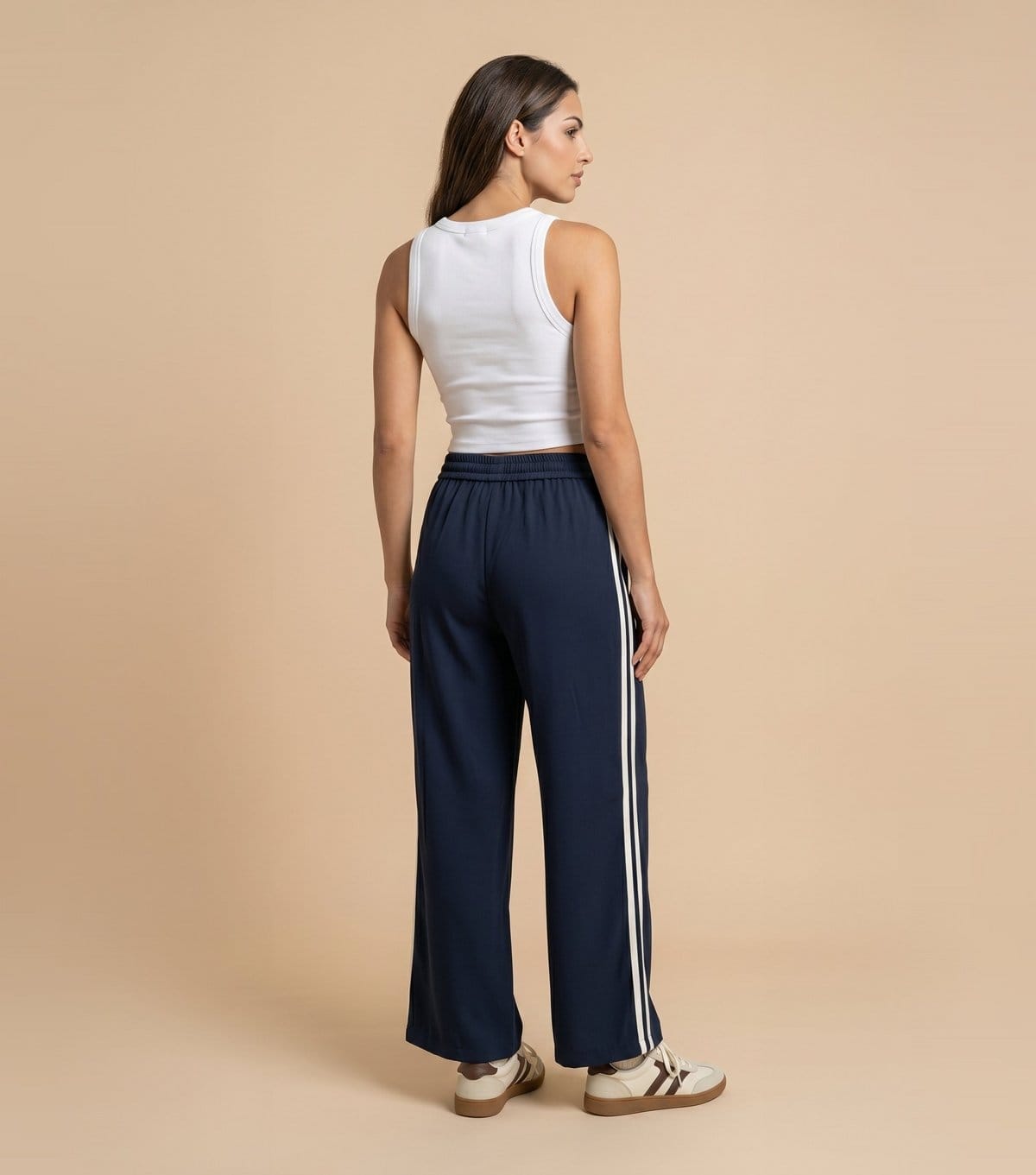 Urban Bliss Women's Blue Side Stripe Straight Joggers Urban Bliss New Look - 4