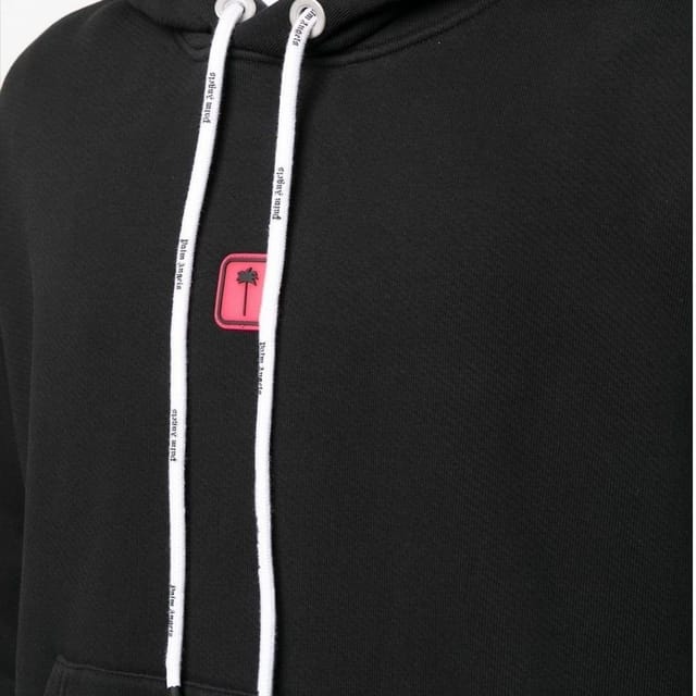 Palm Angels Palm Angels Men's Bold Angels PXP Logo Black Hoodie - 3