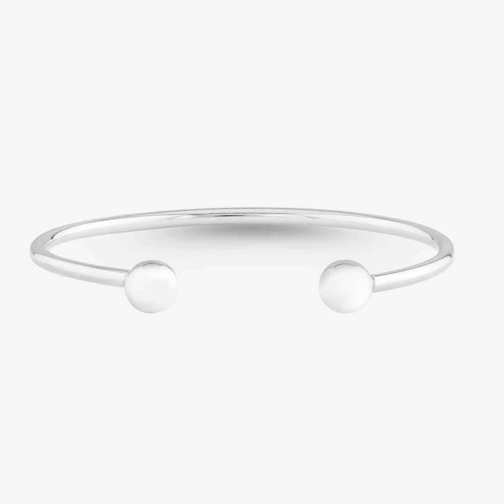 T.H.Baker T.H.Baker Silver Sterling Silver Baby Torque Bangle