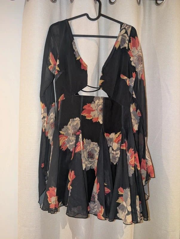ASOS Design ASOS design black floral dress