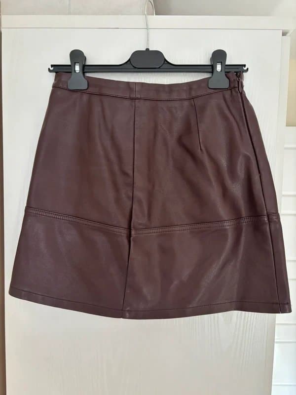 New Look Leather mini skirt
