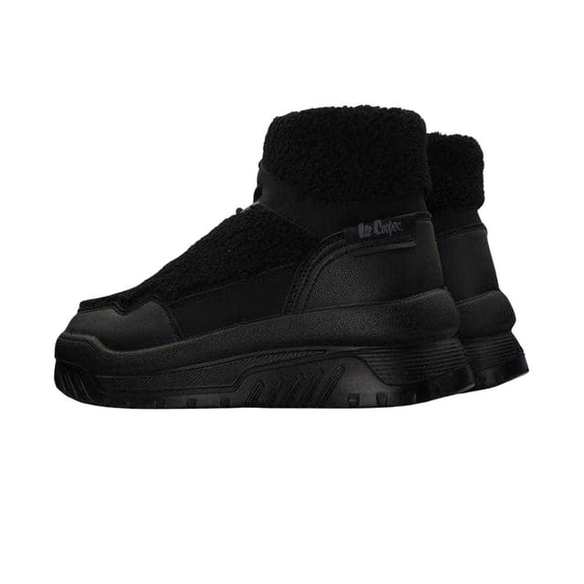Lee Cooper Lee Cooper Women's Logo Side Zip Trainers in Black - 2