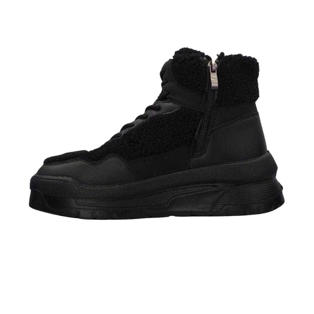 Lee Cooper Lee Cooper Women's Logo Side Zip Trainers in Black - 3