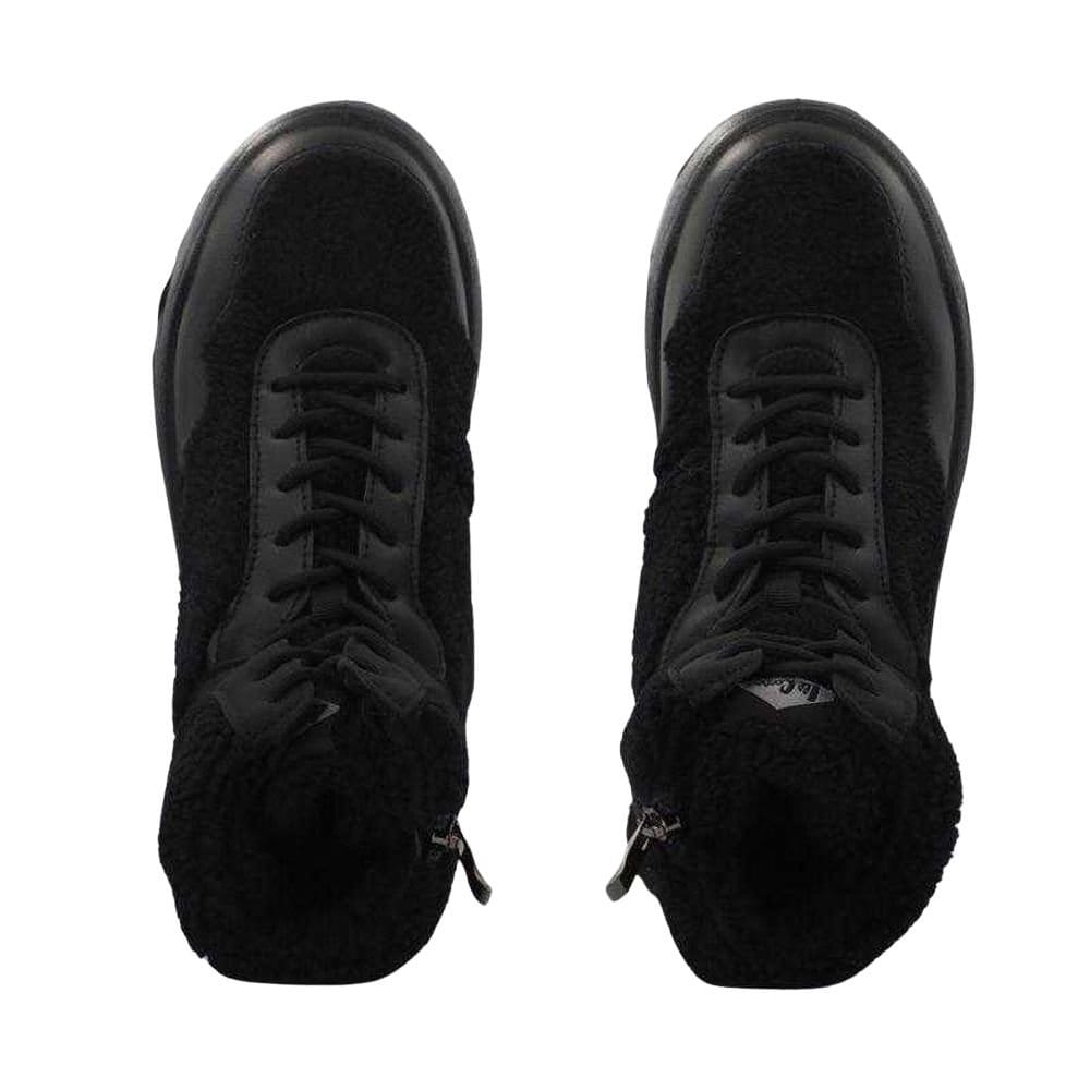 Lee Cooper Lee Cooper Women's Logo Side Zip Trainers in Black - 4