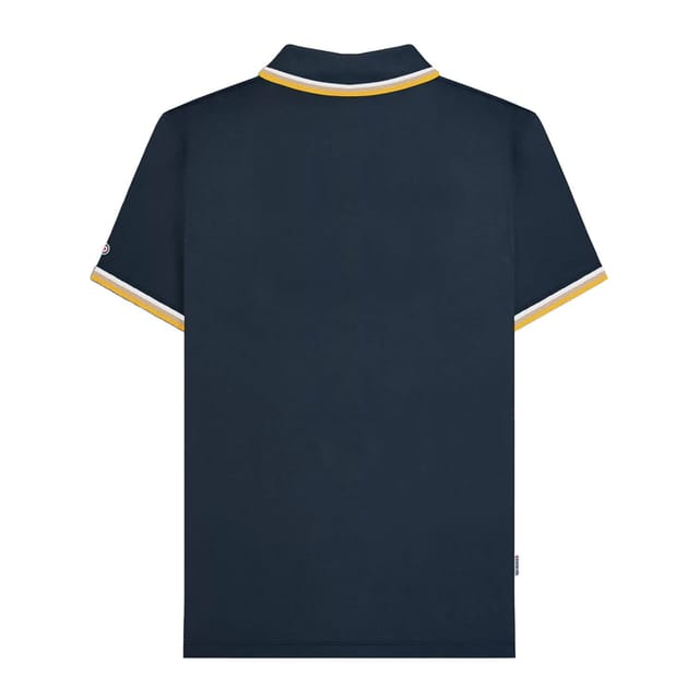 Lambretta Lambretta Men's Triple Tipped Polo Shirt in Navy - 2