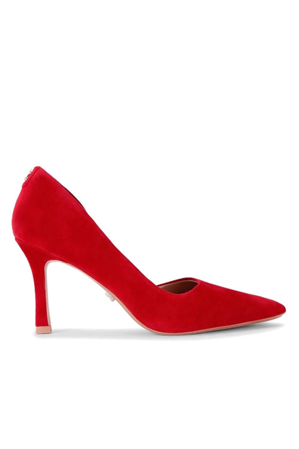 Carvela Carvela Women's 'Corletta D Orsay' Suede Heels in Red