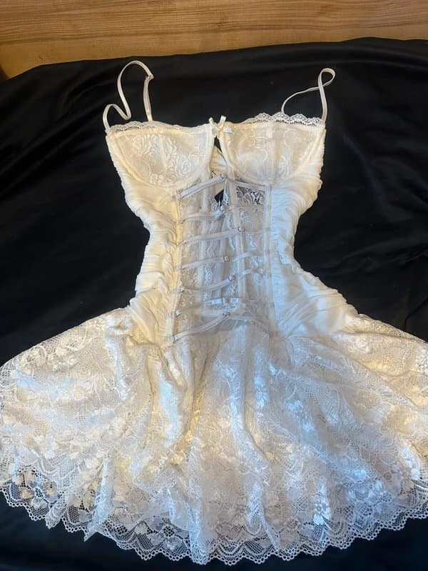 Outcast Outcast ruffle corset dress