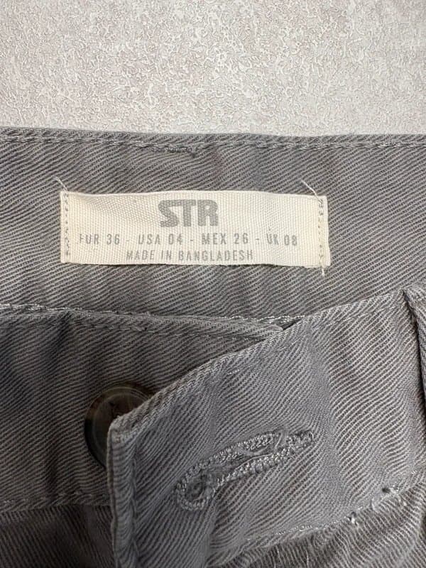 STR STR Grey Combat Trousers UK 8
