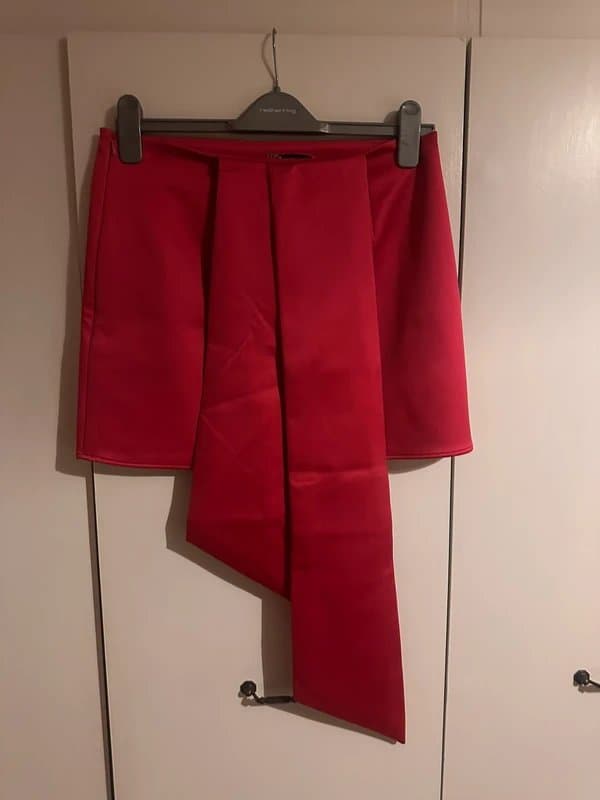 ASOS Design Asos design co-ord sash detail satin mini skirt in hot pink