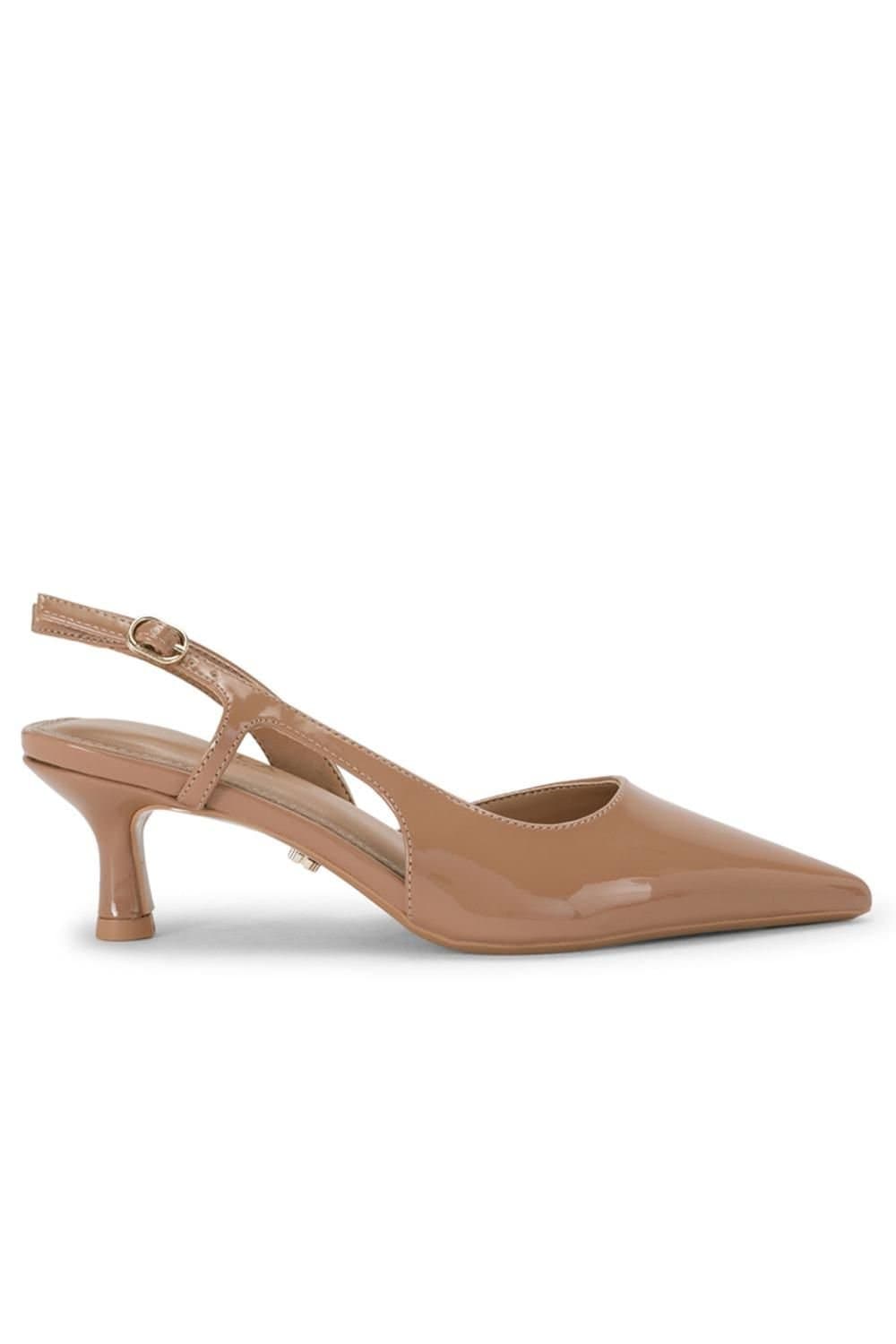 Carvela Carvela Women's 'Alina Sling' Patent Heels in Tan