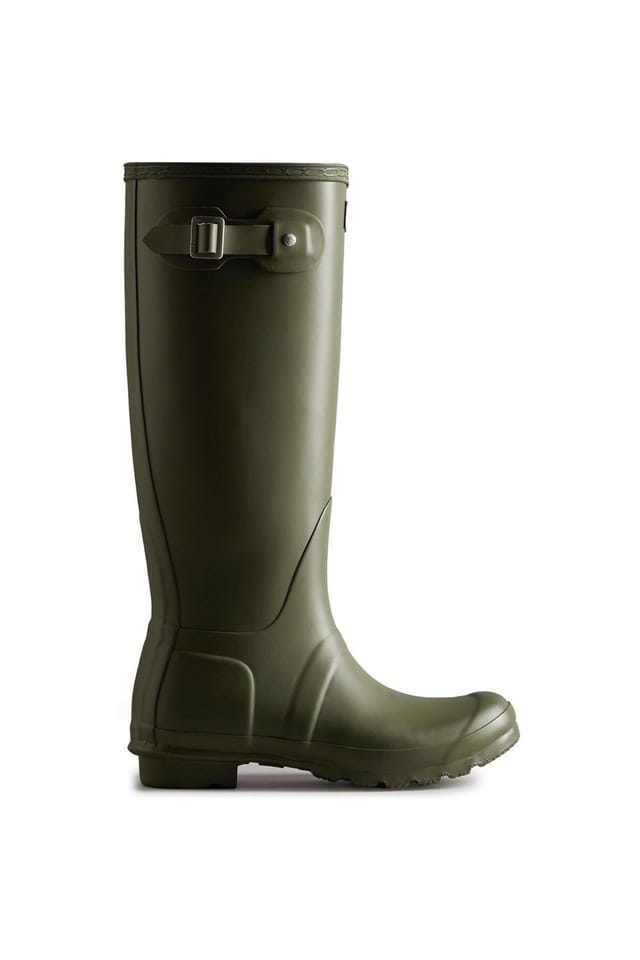 Hunter Hunter Women's Original Tall Wellington Boots in Dark Olive - 3