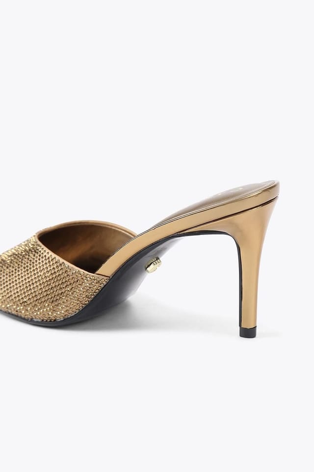 Carvela Carvela Women's 'Silvia Mule' Heels in Bronze - 3