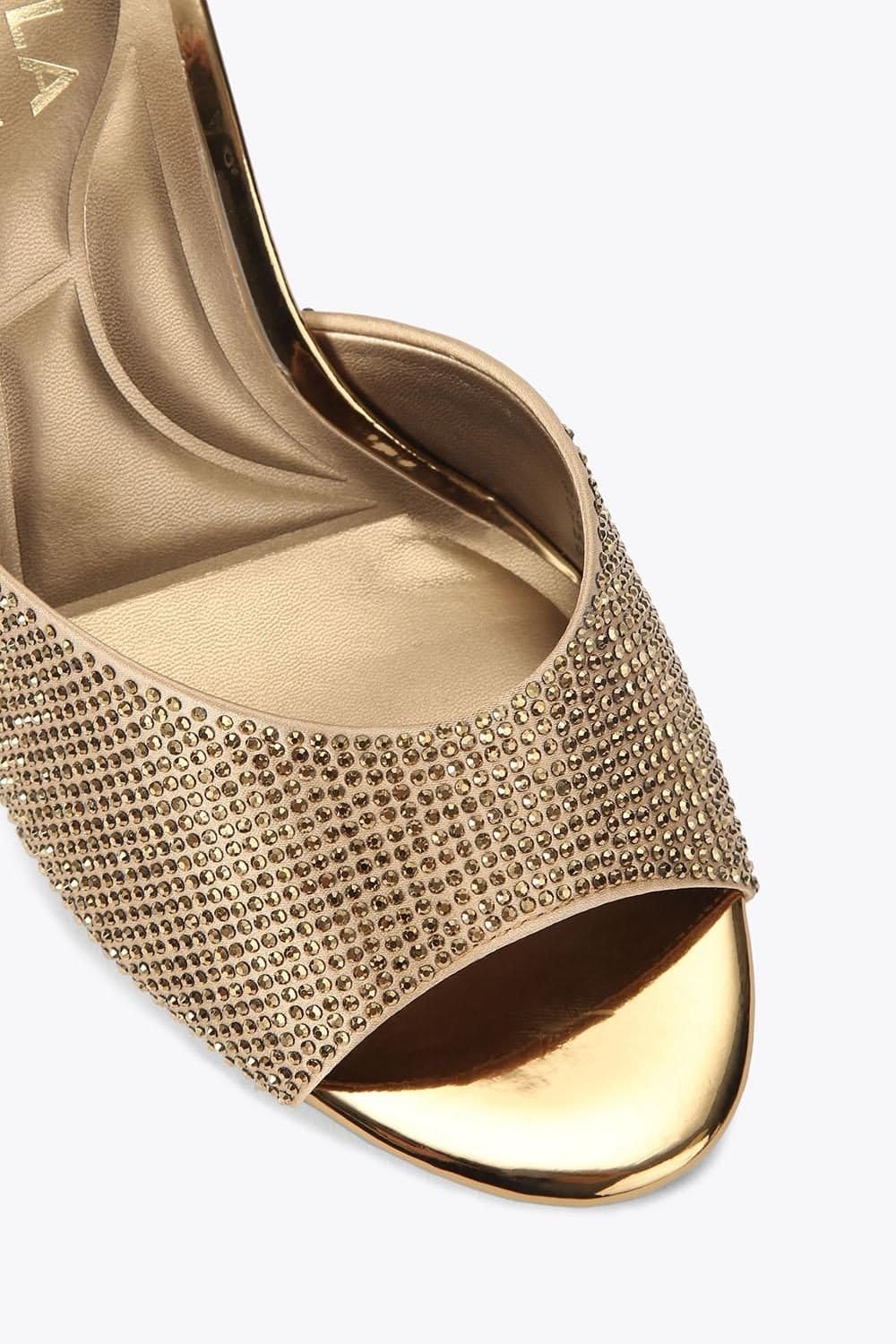 Carvela Carvela Women's 'Silvia Mule' Heels in Bronze - 4