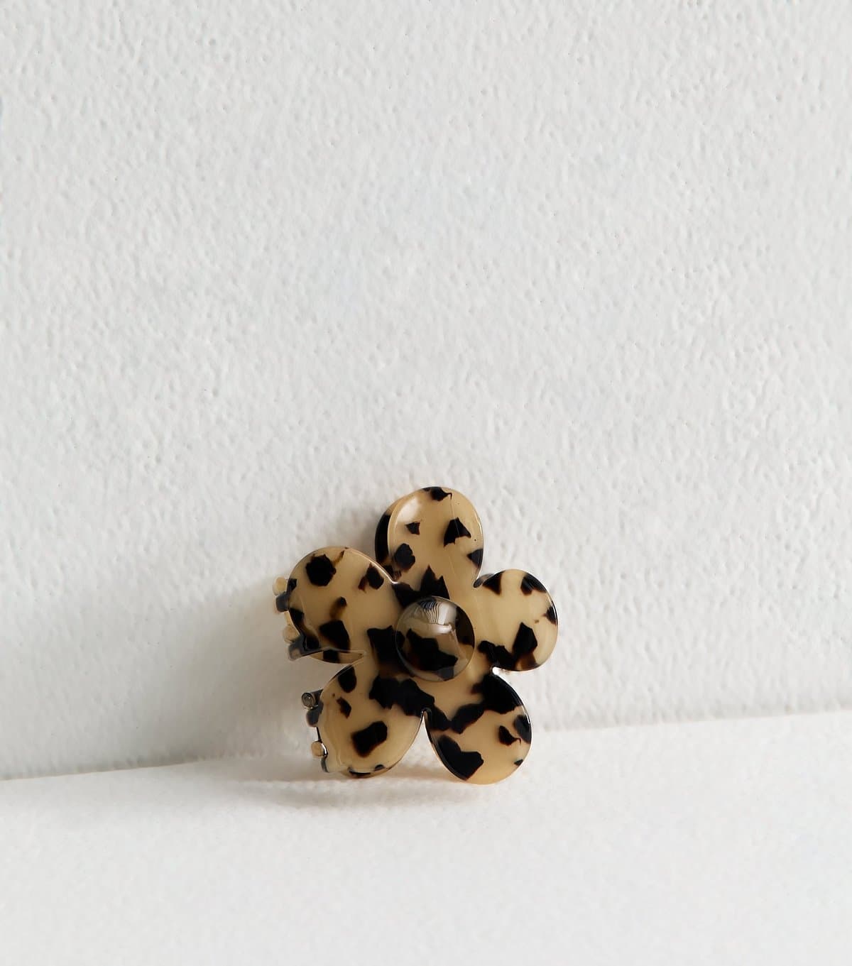 New Look Brown Tortoiseshell Flower Hair Clip New Look