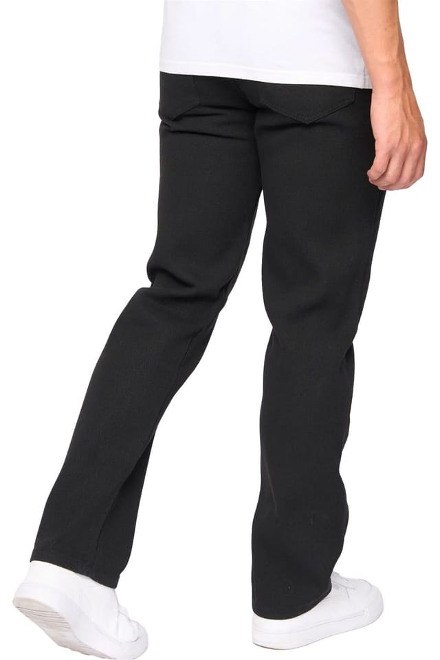 Smith & Jones Smith & Jones Men's Sazzi Straight Jeans Pack of 2 in True Black - 2