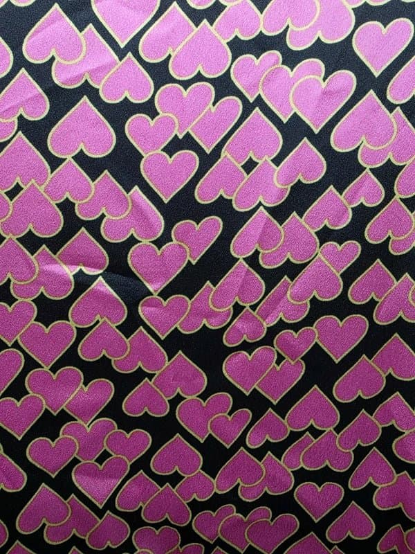 New Look New Look Pink and Black Heart Print Mini Dress Size 8 UK