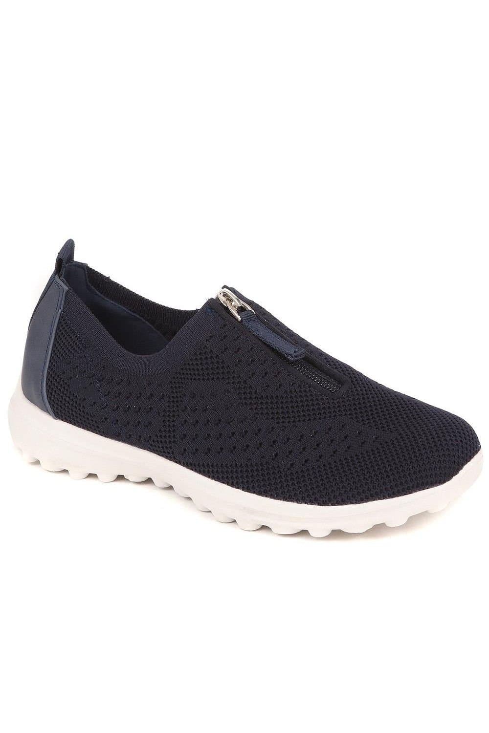 Pavers Pavers Navy Memory Foam Trainers for Women