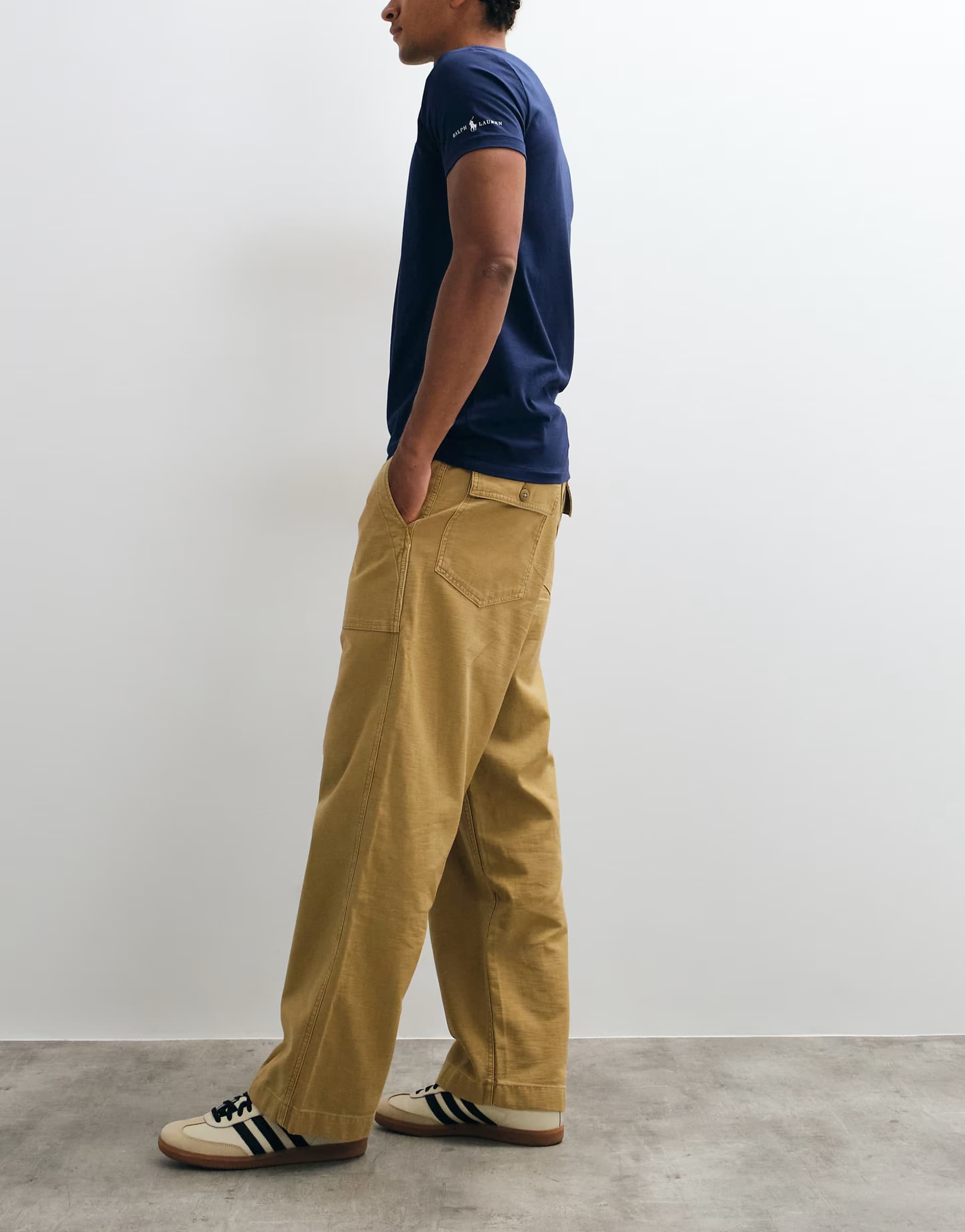 ASOS Polo Ralph Lauren woven cargo trousers in beige