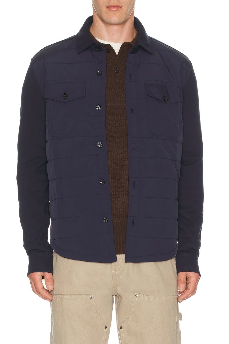 revolve Hybrid Quilted Shirt Jacket
