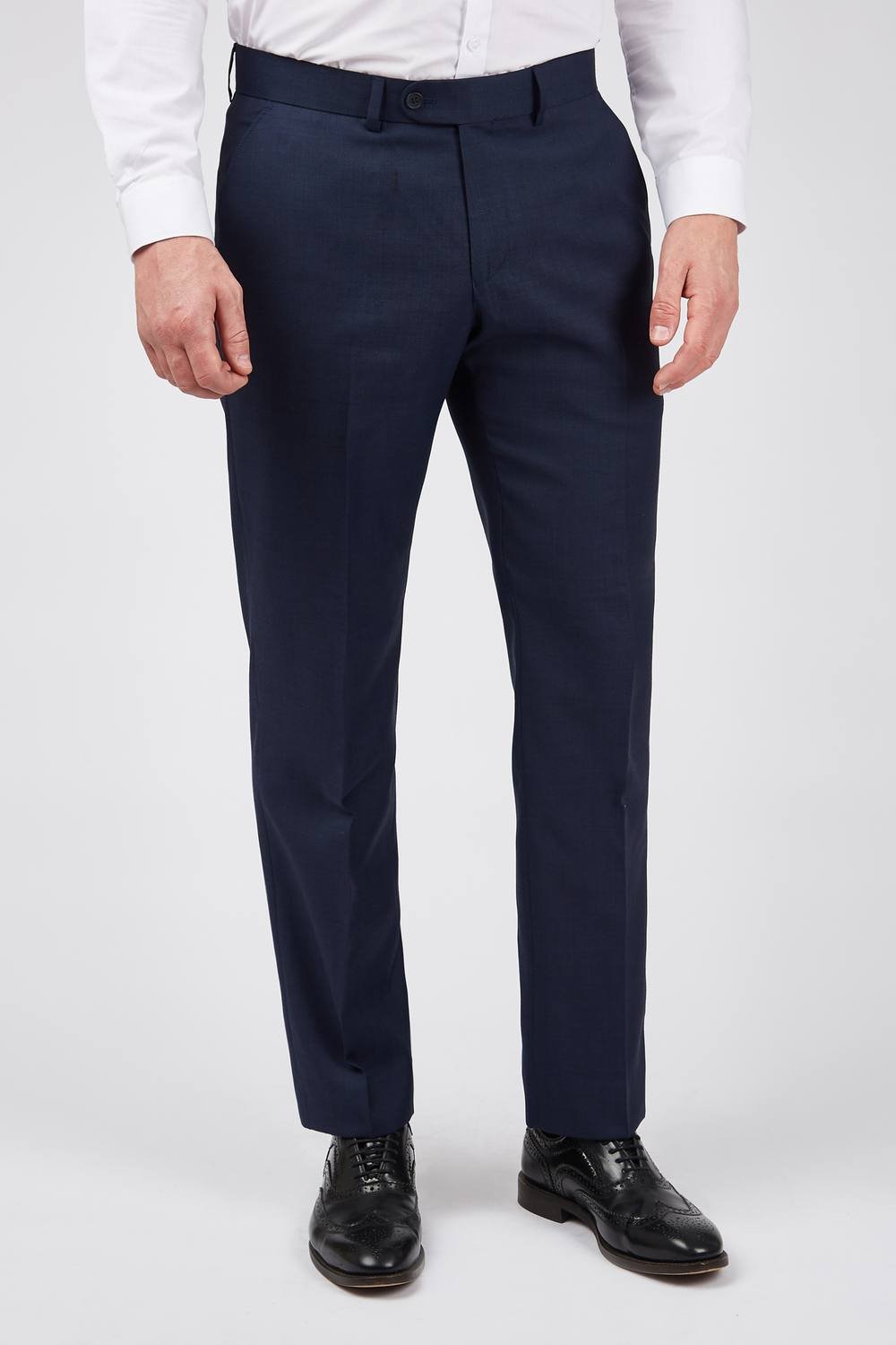 Scott Scott Men's Sharkskin Premier Trousers in Blue - 2