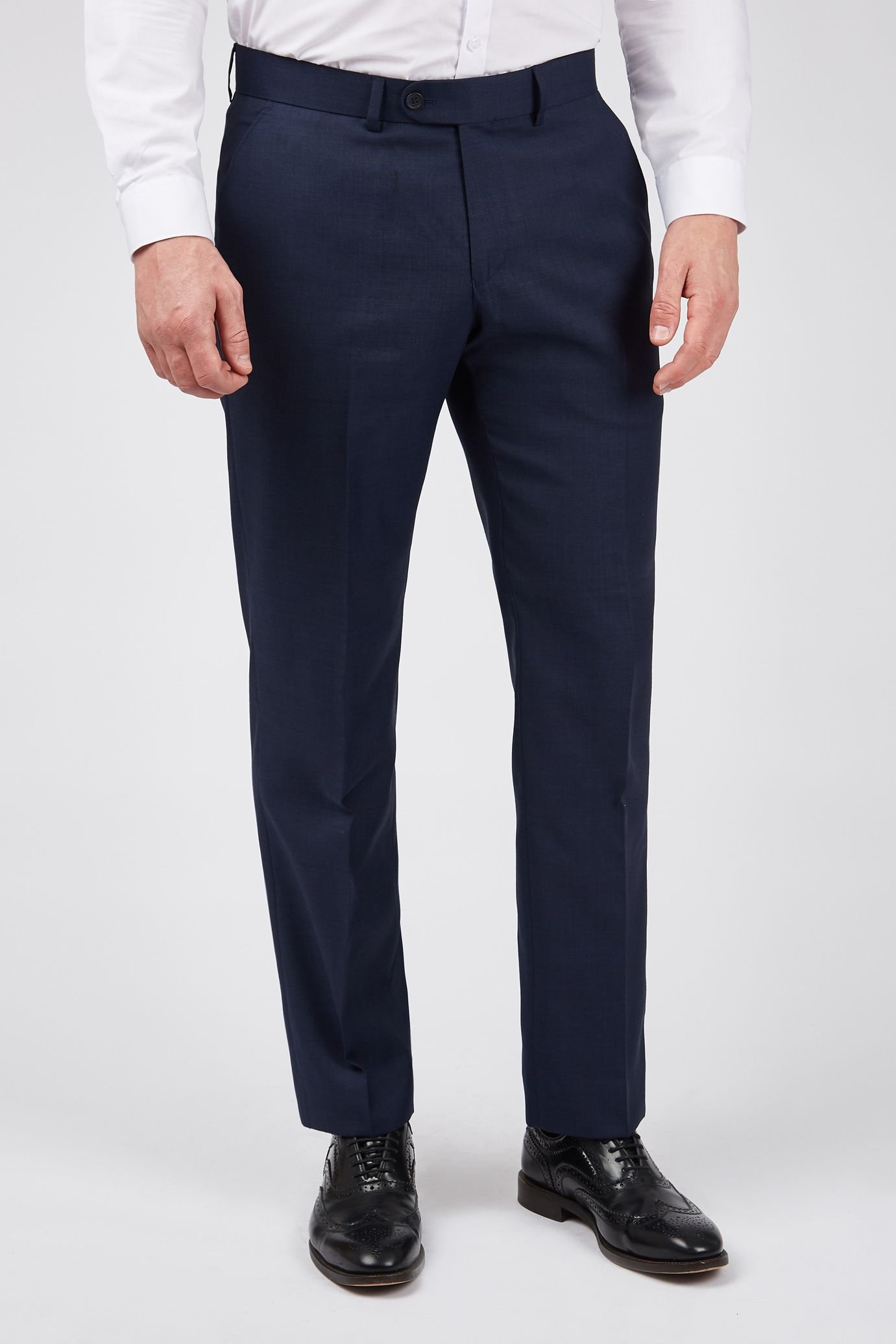 Scott Scott Men's Sharkskin Premier Trousers in Blue - 4