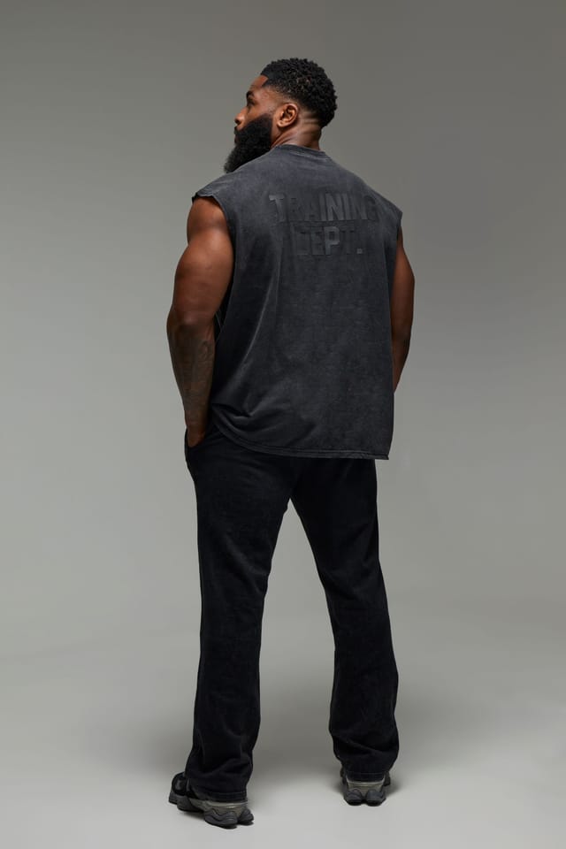 Training Dept. Training Dept. Men's Training Dept Straight Leg Washed Jogger in Black - 2