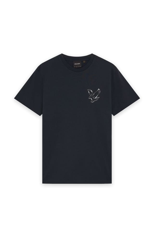 Lyle & Scott Lyle & Scott Men's Chrome Eagle Graphic T-Shirt Navy / White - 2