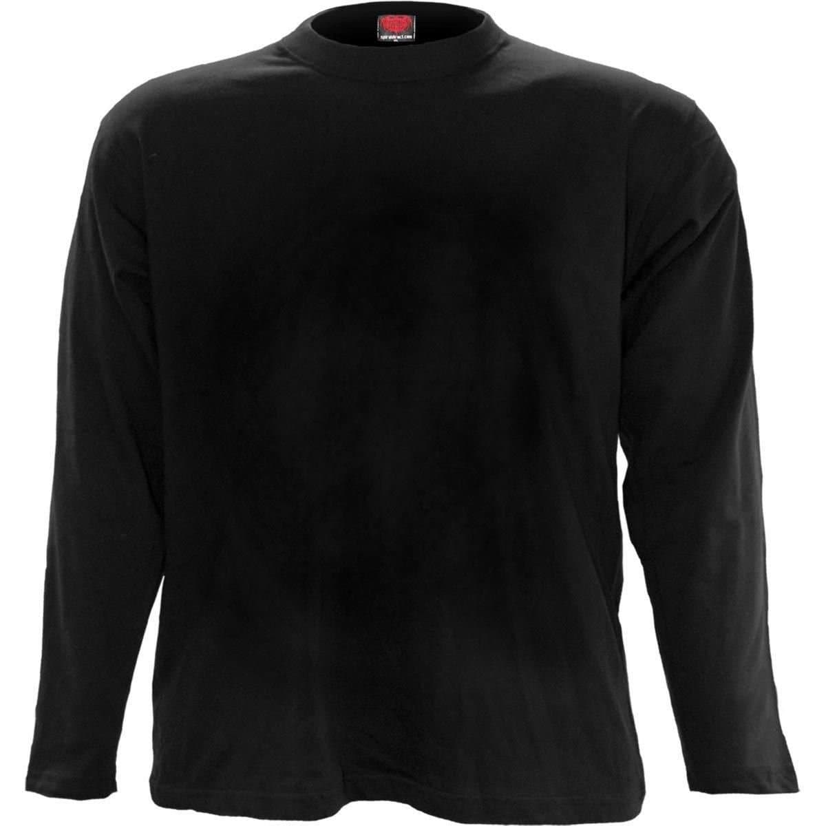 Spiral Spiral Men's URBAN FASHION - Longsleeve T-Shirt Black