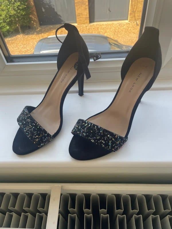New Look Sequined heels