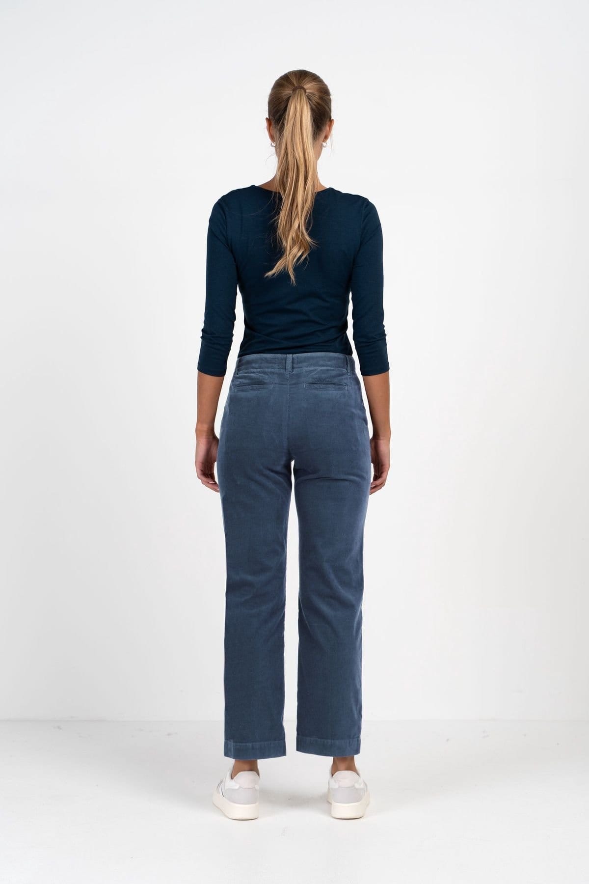 Kettlewell Kettlewell Women's Jamie Cord Bootcut Trousers in Mid Blue - 4