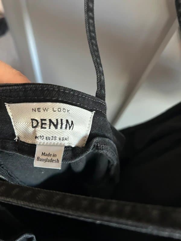 New Look Denim halter neck dress