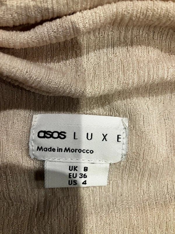 ASOS ASOS luxe halter neck top. Size 8