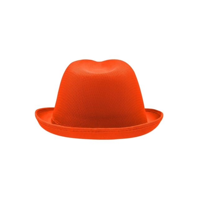 Myrtle Beach Myrtle Beach Men's Promotion Honeycomb Fedora in Orange - 2