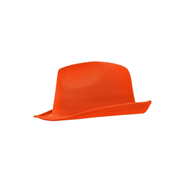 Myrtle Beach Myrtle Beach Men's Promotion Honeycomb Fedora in Orange - 3