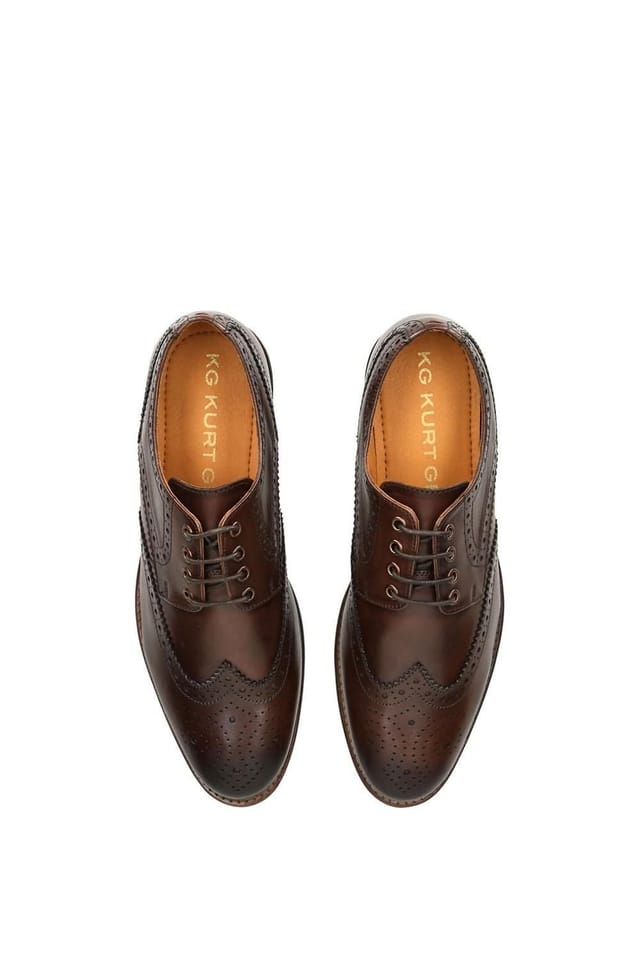 KG Kurt Geiger KG Kurt Geiger Men's 'Connor' Leather Shoes in Brown - 2