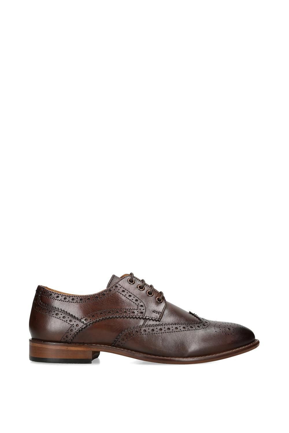 KG Kurt Geiger KG Kurt Geiger Men's 'Connor' Leather Shoes in Brown - 4