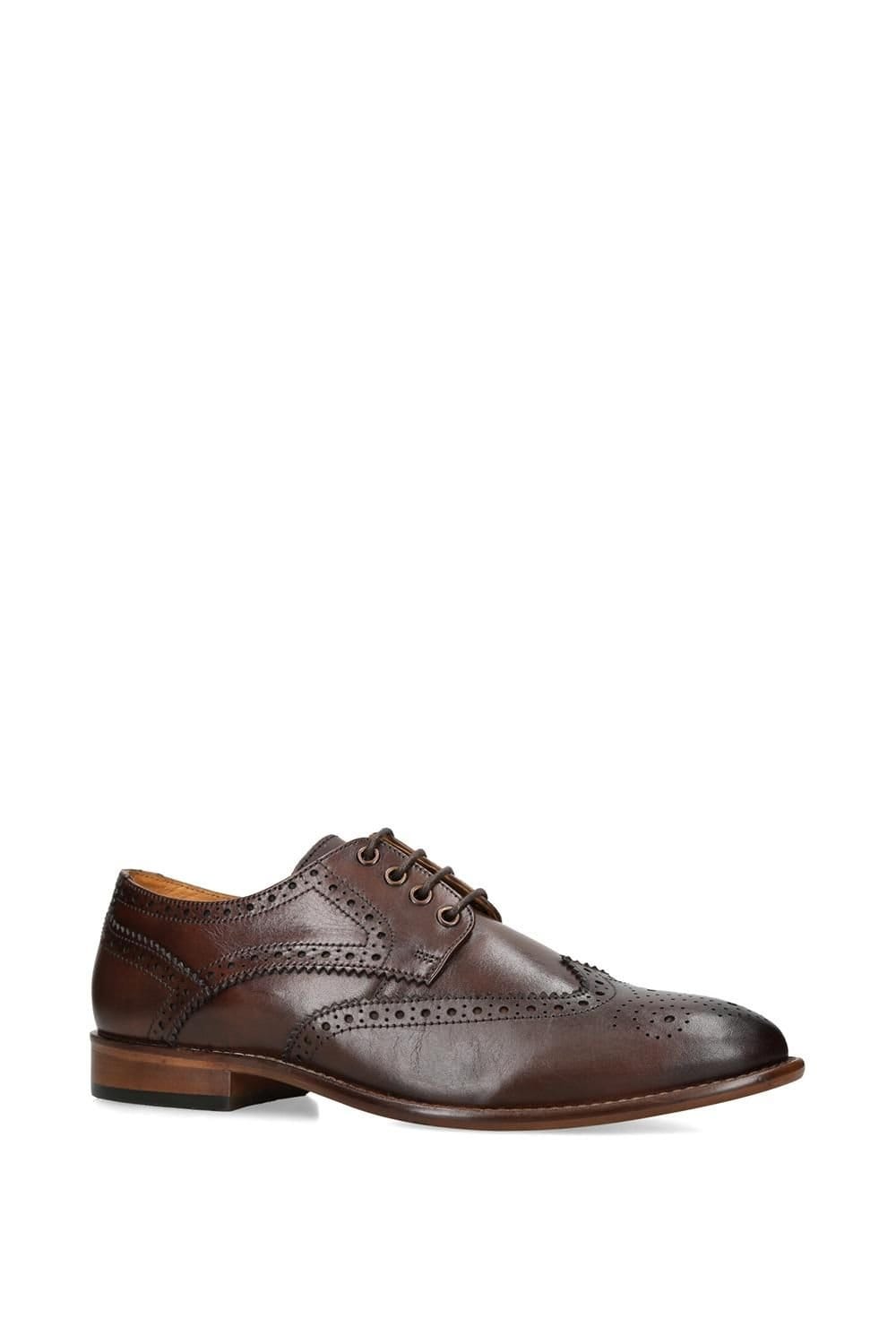 KG Kurt Geiger KG Kurt Geiger Men's 'Connor' Leather Shoes in Brown - 4