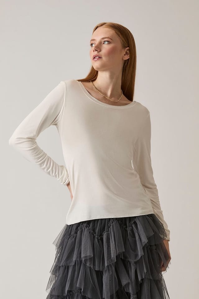 James Lakeland James Lakeland Women's Long Sleeve White Top - 3