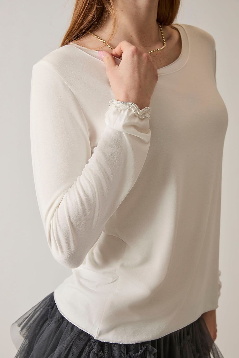 James Lakeland James Lakeland Women's Long Sleeve White Top - 4
