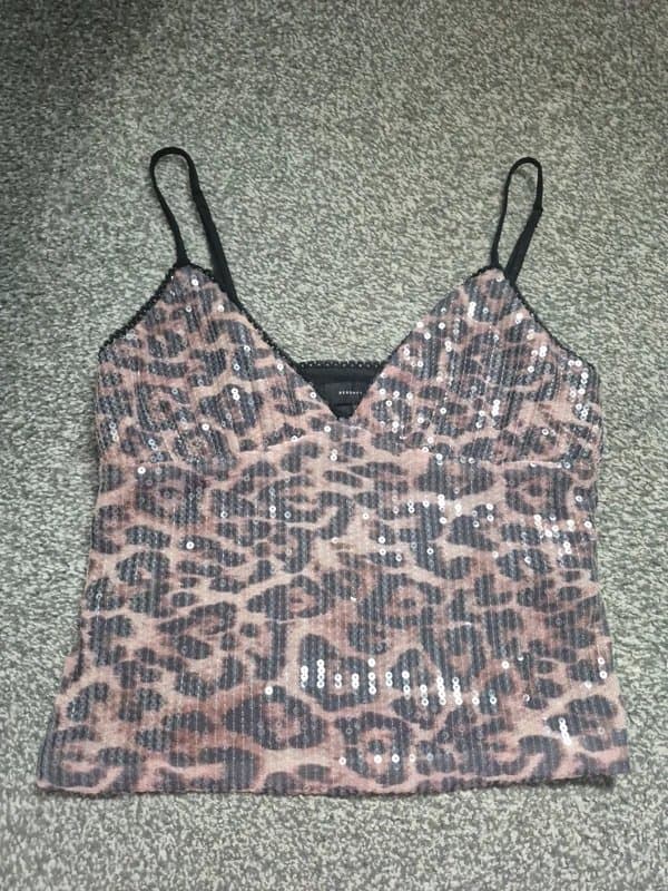 Bershka Bershka leopard print top
