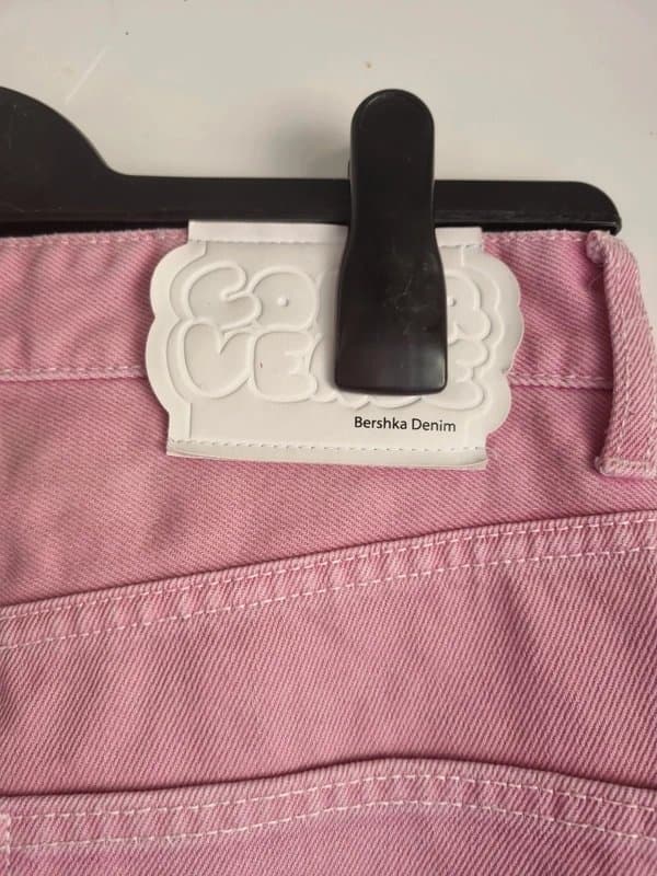 Bershka Pink Bershka jeans/cargo pants. EU 36