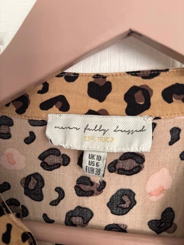 Never Fully Dressed Leopard print jumpsuit