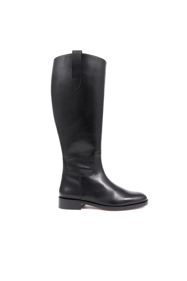 Jones Bootmaker Jones Bootmaker Women's Emelia Small Calf Fit Leather Boots in Black - 2