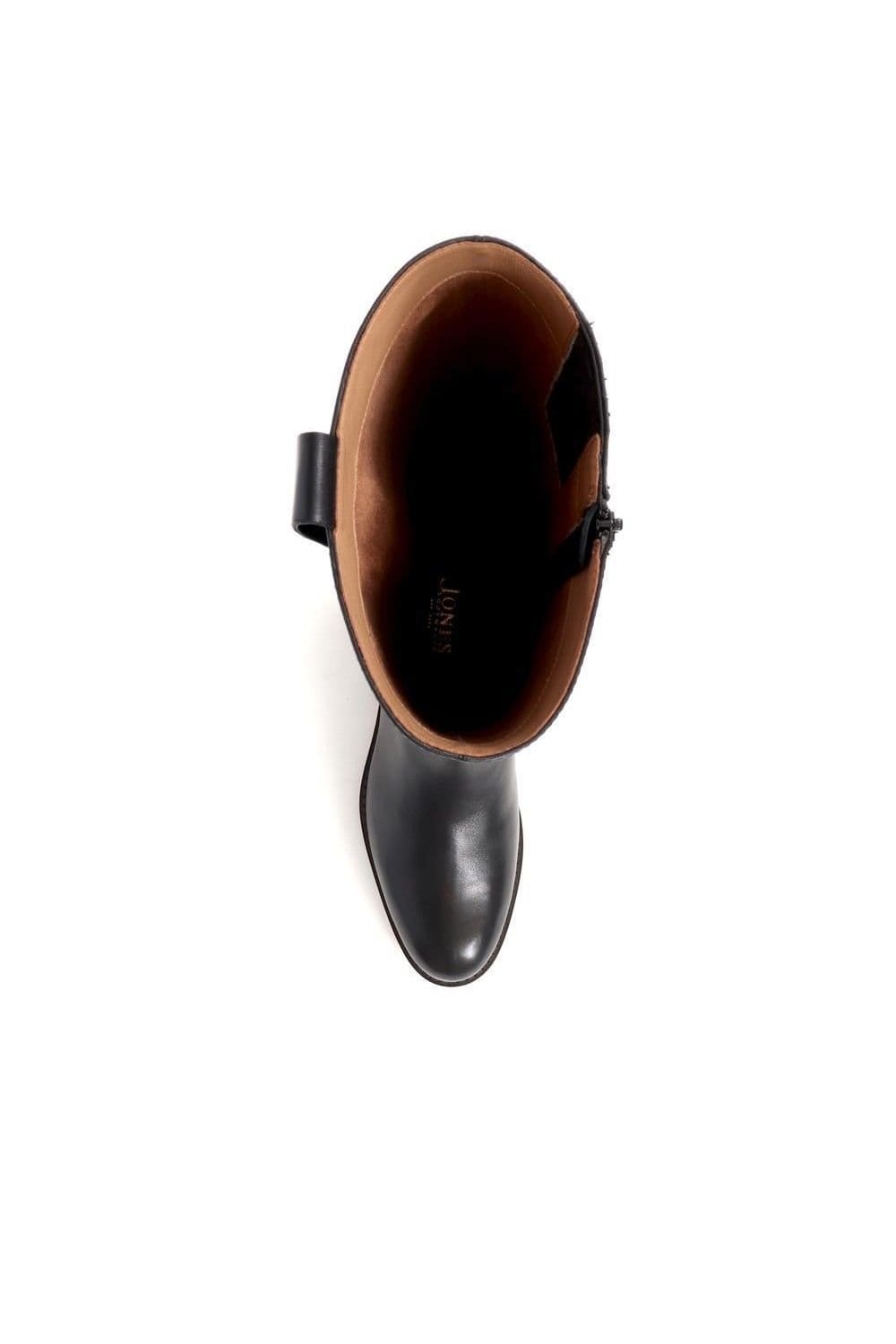Jones Bootmaker Jones Bootmaker Women's Emelia Small Calf Fit Leather Boots in Black - 4