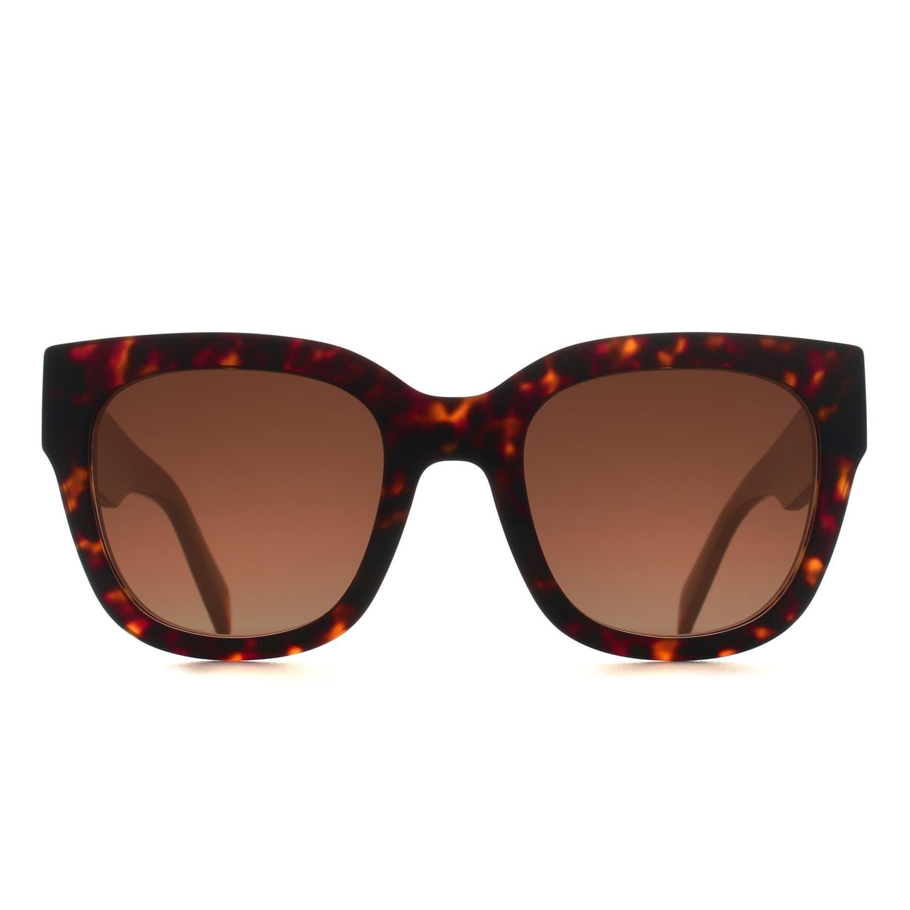 Prada Prada Women's Square Root Tortoise Brown Gradient PRC04S