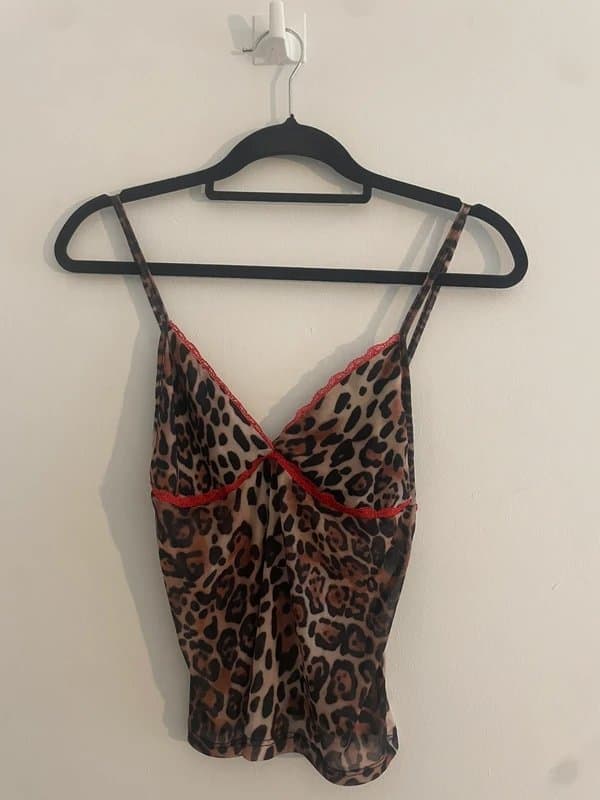 ASOS Design Leopard print top